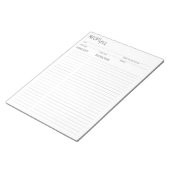 Nettoyer + Recette simple Pages ii Bloc-notes (Incliné)