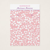 Nettoyer une carte d'affichage simple collier rose (Devant)