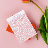 Nettoyer une carte d'affichage simple collier rose