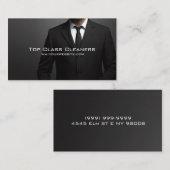 Nettoyeurs, Carte de visite de nettoyage à sec (Devant / Derrière)