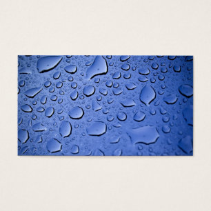 Nettoyez les gouttelettes d'eau bleue