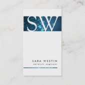 Netwerk Engineer Monogram Circuits Visitekaartje (Voorkant)