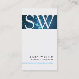 Netwerk Engineer Monogram Circuits Visitekaartje