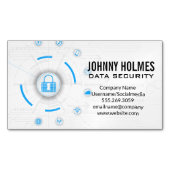 Netwerkbeveiliging | Cyberbeveiliging Magnetisch Visitekaartje (Voorkant)