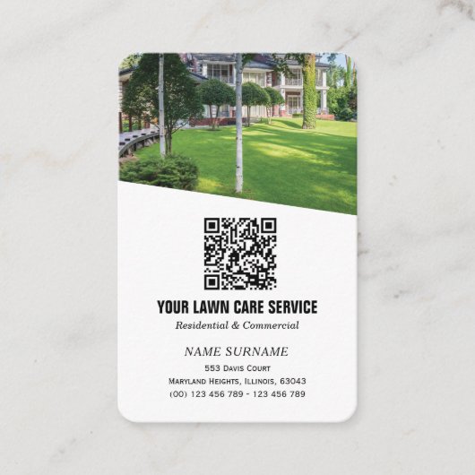 Netwerken QR-code Verticale thuiszorg  Visitekaartje (Voorkant)