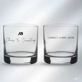 Netwerken Whisky Glas