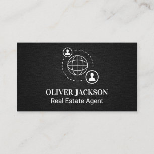 Network Communication Pictogram Visitekaartje