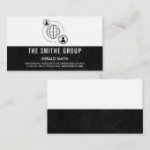 Network Communication Pictogram Visitekaartje (Voorkant / Achterkant)