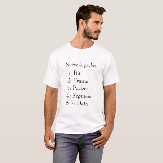 Network Data Unit T-shirt (Voorkant volledig)