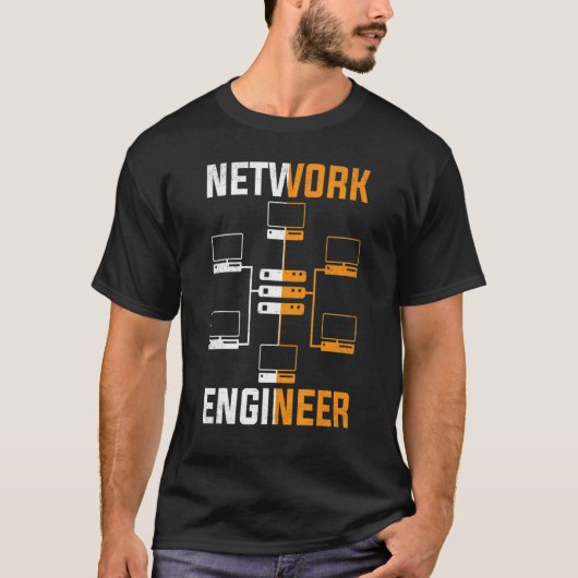 Network Engineer Engineering It Apparel 1 T-shirt (Voorkant)