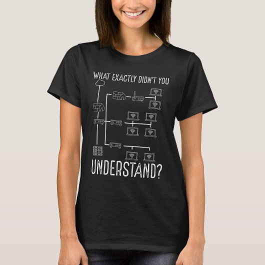Network Engineer Network Engineering T-shirt (Voorkant)