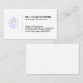 Network Modern Kleurrijke Tech Logo Visitekaartje (Voorkant / Achterkant)