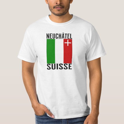 Neuchâtel Suisse T-shirt (Voorkant)