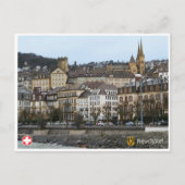 Neuchâtel - Zwitserland Briefkaart (Voorkant)