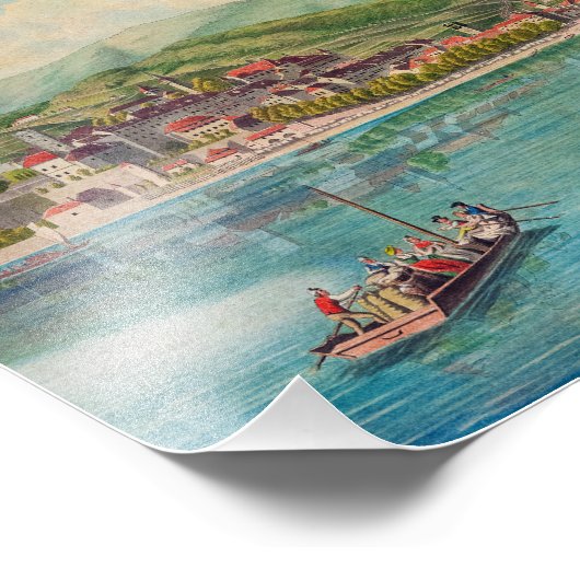 Neuchâtel, Zwitserland Foto Afdruk (Hoek)