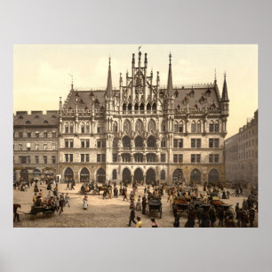Neues Rathaus in München Poster