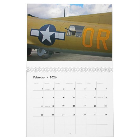 Neuf calendrier d'O neuf (Feb 2026)