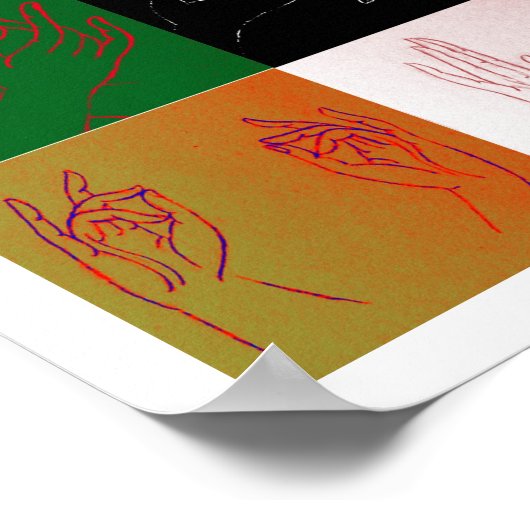 Neuf Mudras Poster A (Coin)