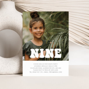 Neuf - Photo Super Invitation Anniversaire