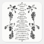 Neuf Sticker Noble Vertus (Devant)