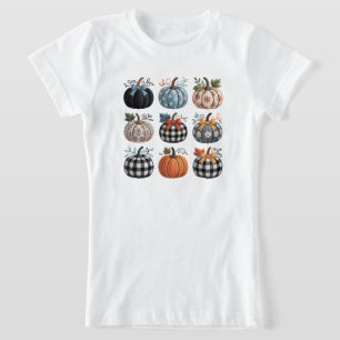 Neuf T-Shirt décoratif Citrouille