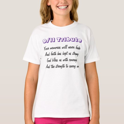 neuf t-shirts onze souvenirs (Devant)