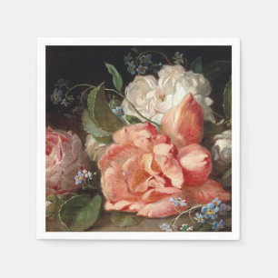 Neugebauer J. Een boeket bloemen met Rozen. Servet