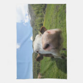 Neugierige Kuh Theedoek (Verticaal)