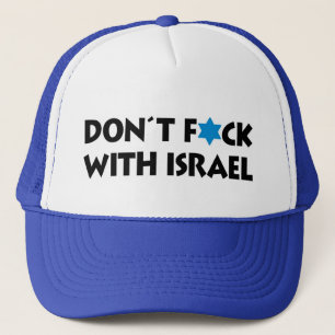 Neuk niet met Israël - Joodse staat trots Trucker Pet