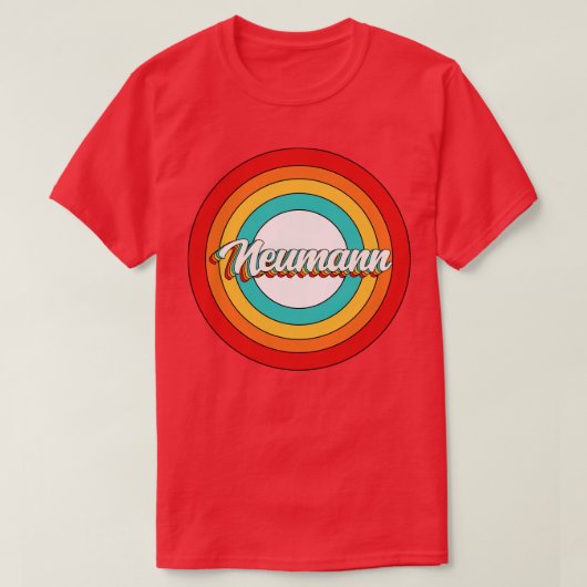Neumann naam Shirt  Neumann Circle (Design voorkant)