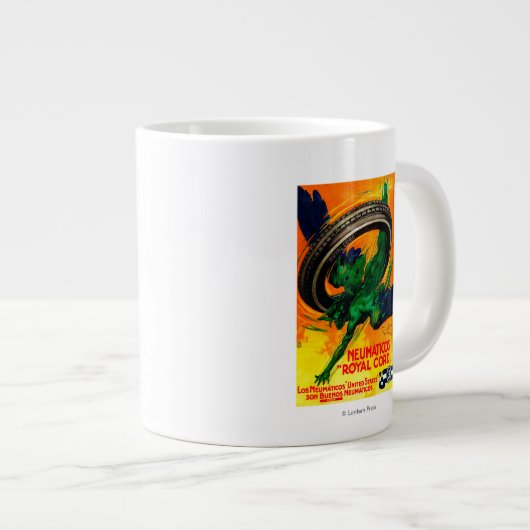 Neumaticos Royal Cord Poster Europe Jumbo Mok (Voorkant rechts)