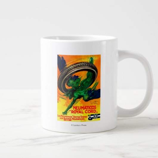 Neumaticos Royal Cord Poster Europe Jumbo Mok (Rechts)