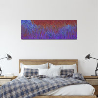 "Neural Firestorm" Abstract rood blauw