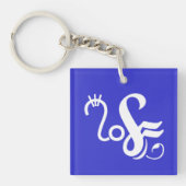 Neural Glyph Sleutelhanger (voorkant)
