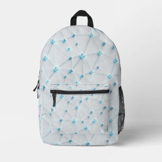 Neural Lattice Light Backpack Bedrukte Rugzak