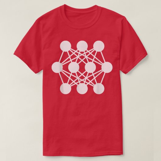 Neural Network Data Science wetenschapper deep Mac T-shirt (Design voorkant)