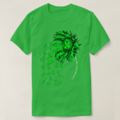 Neural Tube Defects Awareness zonnebloem niemand f T-shirt (Design voorkant)