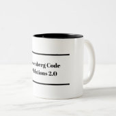 Neurenberg Code Overtredingen 2.0 Mok (Voorkant rechts)