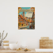 Neurenberg Duitsland - Classic Beiers Poster (Keuken)