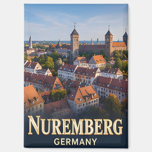 ✈️ Neurenberg Duitsland Reis Cadeau 🏰 Magneet