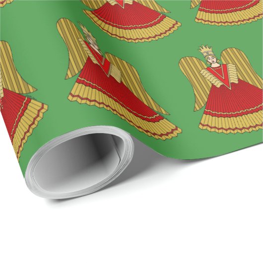 Neurenberg Kerst Engel Cadeaupapier (Rol Hoek)