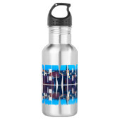 Neurenberg tekst samengesteld uit nacht oude stad waterfles (Voorkant)