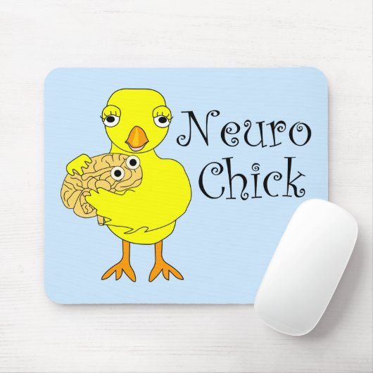 Neuro Chick Text Muismat (Met muis)