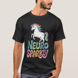Neuro Fonkelend Grappig Neurodivers ADHD Autisme E T-shirt
