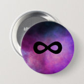 Neuro Galaxy Pin - Neurodiversiteit Ronde Button 7,6 Cm (Voorkant /achterkant)