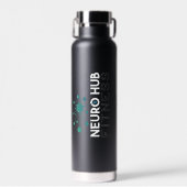 Neuro Hub Fitness Insulated Black Beverage Bottle Waterfles (Voorkant)