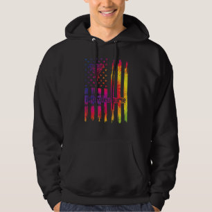 Neuro IC verpleegkundige US vlag Neurologie Intens Hoodie
