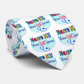 NEURO ICU "where SHUNT Happess" Stropdas (Opgerold)