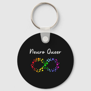 Neuro Queer! LGBTQ Gay Pride! Neurodiverse autisme Sleutelhanger