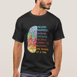 Neuro Verpleegkundige Werk School Grappig Team Squ T-shirt
